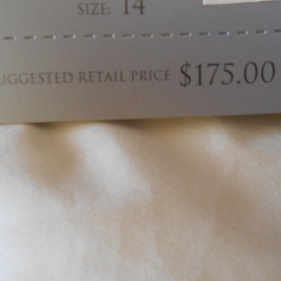 Nwt $325 ANNE KLEIN Beige 2 PC Set Cami/Jacket Sz 14 Wear To Work - Picture 8 of 9